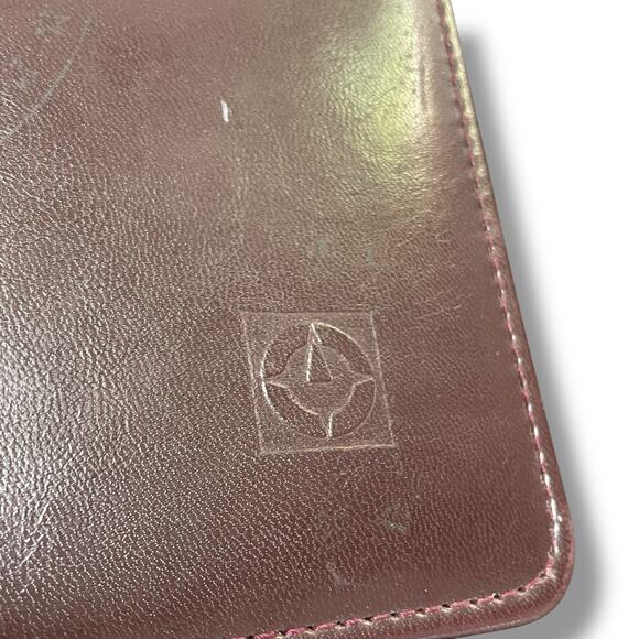 Franklin Covey 7 Habits Leather Planner Organizer Brown Binder Tabs Insert Paper - Picture 2 of 16